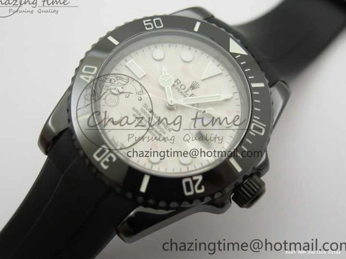 Best AAA Replica Sites Dial SA Strap Edition 2470 Cream Black 40mm 5GF Neat Rubber on Submariner Black Best Ceramic 1221